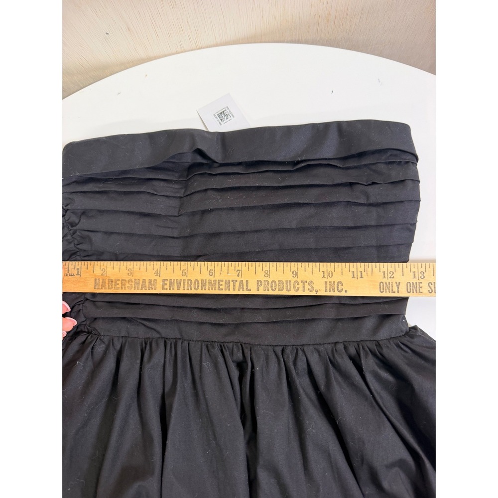 WAYF Strapless Mini Dress Women XS Black NEW Pleated Fit and Flare 93123WCH - Picture 6 of 8